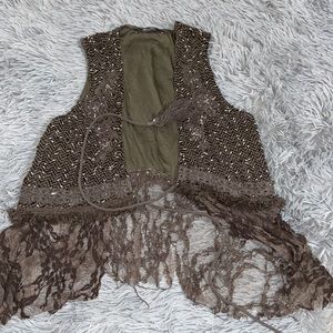 Western miss me vest!